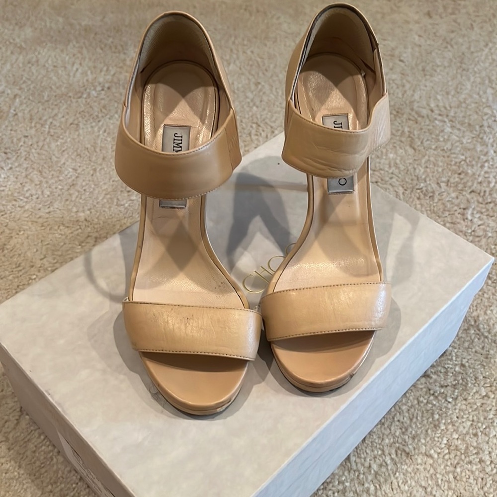 Jimmy Choo Alana Leather Heeled Sandals